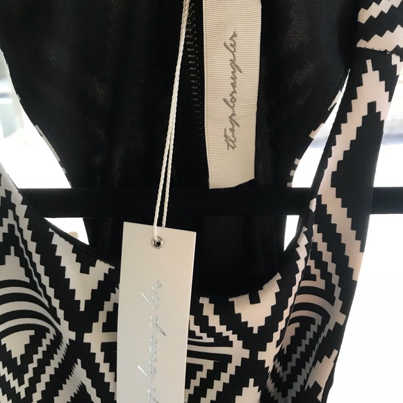 TBags Los Angeles | Faux Leather Skater Dress🖤 - Picture 6 of 8